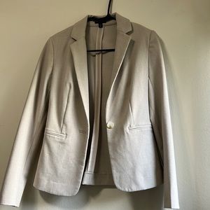 Express blazer jacket, cream colored